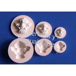 Molde Para Fomi botón pollitos aves Foami Goma Eva 3d 1