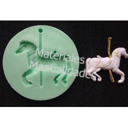 Caballo Carrusel 8cm Para Manualidades En Pasta 2