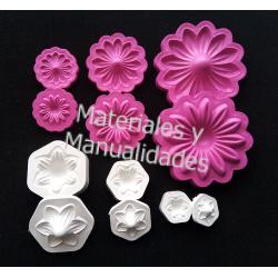 Set 10 Moldes para Flores Foamy rosa Girasol y lirios Azucenas 1