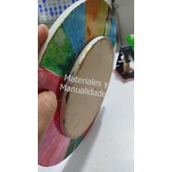 Tabla giratoria madera mdf en crudo para arte country pinturas 1
