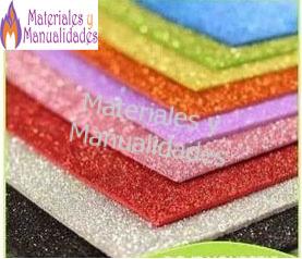 Fomi escarchado glitter pastel 