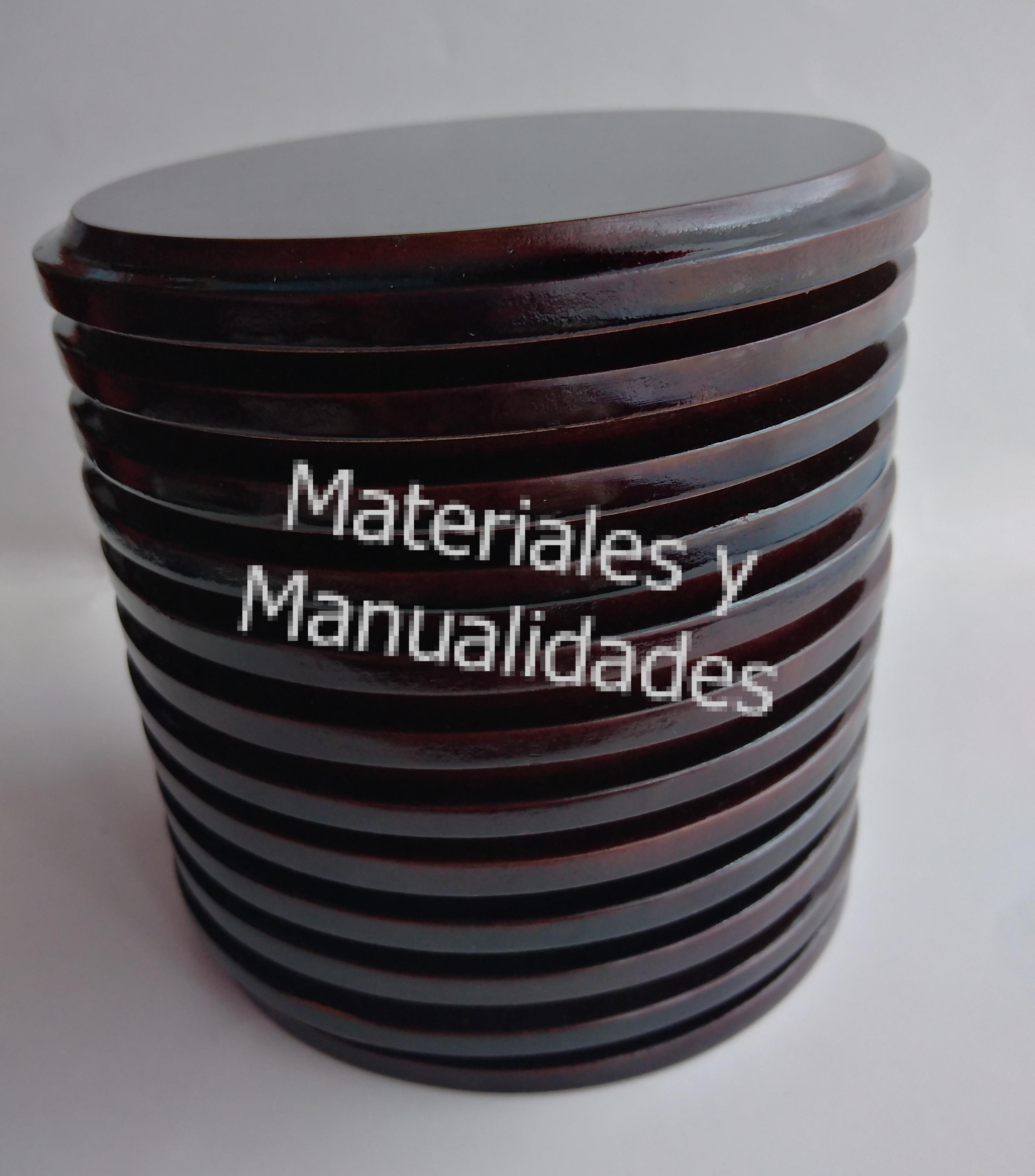 TABLAS DE MADERA REDONDA LACADA PARA MARCOS ADORNOS Y DECORACIÓN EN MDF