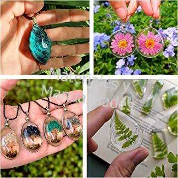 Resina epóxica brillo efecto vidrio y crear joyas artesanales, shakers y llaveros