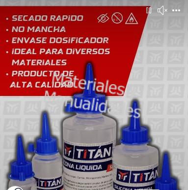 Silicona líquida Titan de 100ml 