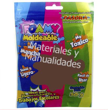 Pasta de Foamy Moldeable Café Camello Para Manualidades Goma E