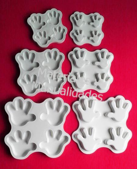 Molde para foami manos o guantes disney pequeños 