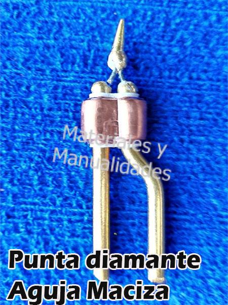Agujas para pirograbador punta maciza fina delgada