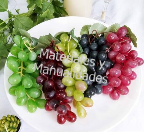 Uvas artificiales para decorar hogar ambientes jardin bricolage