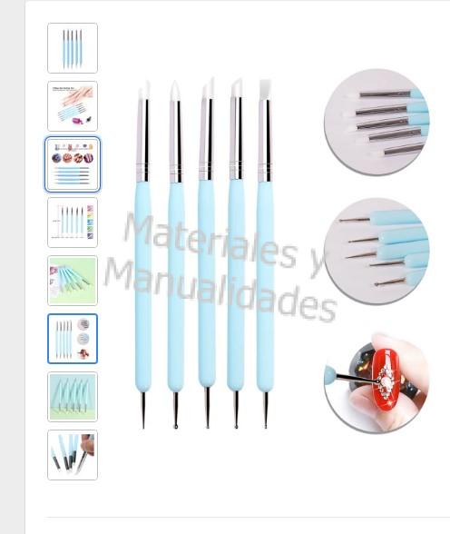 boligrafos para decorar uñas manualidades pincel en silicona