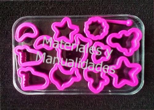 Moldes plastico para crear bisutería en pasta fría joyas aretes