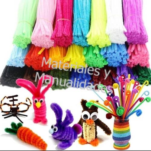  Chelines Gamuzados tono Verde Pasto para Decoración de muñecos 