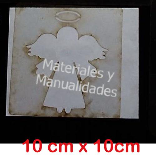 stencil angel navidad manaulidades