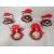 Esferas transparentes en acrílico burbujas de 5cm x6pz 15