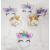 Esferas transparentes en acrílico burbujas de 5cm x6pz 16