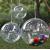 Esferas transparentes en acrílico burbujas de 5cm x6pz 29
