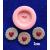 Molde silicona galleta corazón de 3cm para apliques y botones en 2