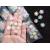 Ensamble de Flores transparentes de 9mm margarita para pulseras  11