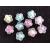 Ensamble de Flores transparentes de 9mm margarita para pulseras  13
