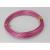 Alambre en Alumino Maleable lila 2mm para bisutería 24