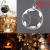 Esferas o burbuja transparentes de 12cm con agujero y base grand 14