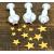 Molde marcador expulsor estrellas modelado en fondant porcelanic 7