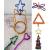 50 limpia pipas Chelines Metalizado Purpura para muñecos Decorac 11