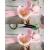 Chelines Gamuzados Rosado Medio para muñecos Decoración 5
