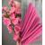 Chelines Gamuzados Rosado Medio para muñecos Decoración 19