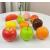 Frutas Artificiales manzana pera plásticas Realistas para hogar 8