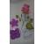 Molde para Fomi rosa y capullo floristería y manualidad foami 5
