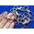 Set Mosquetón plateado giratorios para llaveros 3.8cm 12pz 6