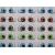Ojos adhesivos 3d de 4mm para apliques y muñecas en foami tela p 2