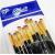 Kit pinceles angular x12 pz difuminadores para artes y manualida 6