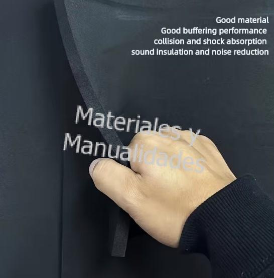 Goma Eva Negro Industrial de 12mm