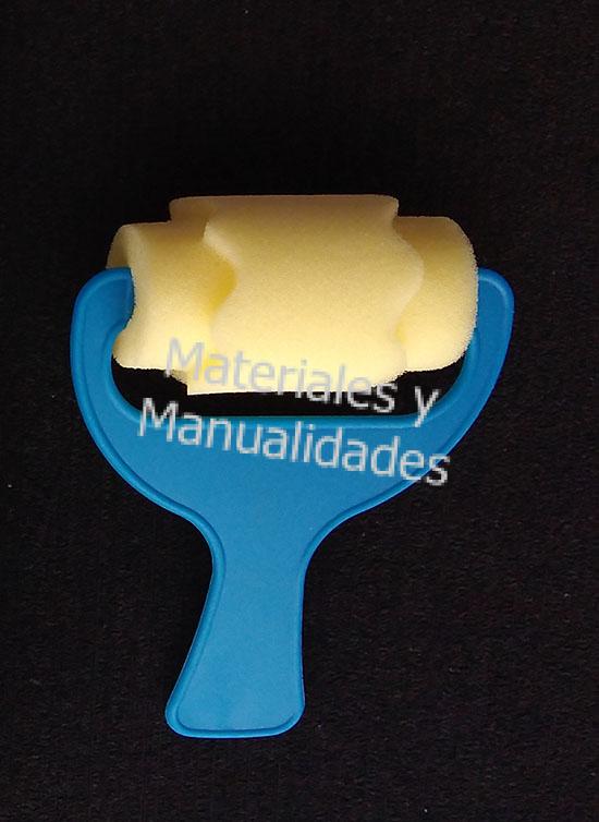 Rodillo de Espuma onda zig zag Esponja cilíndrica para Ponceado