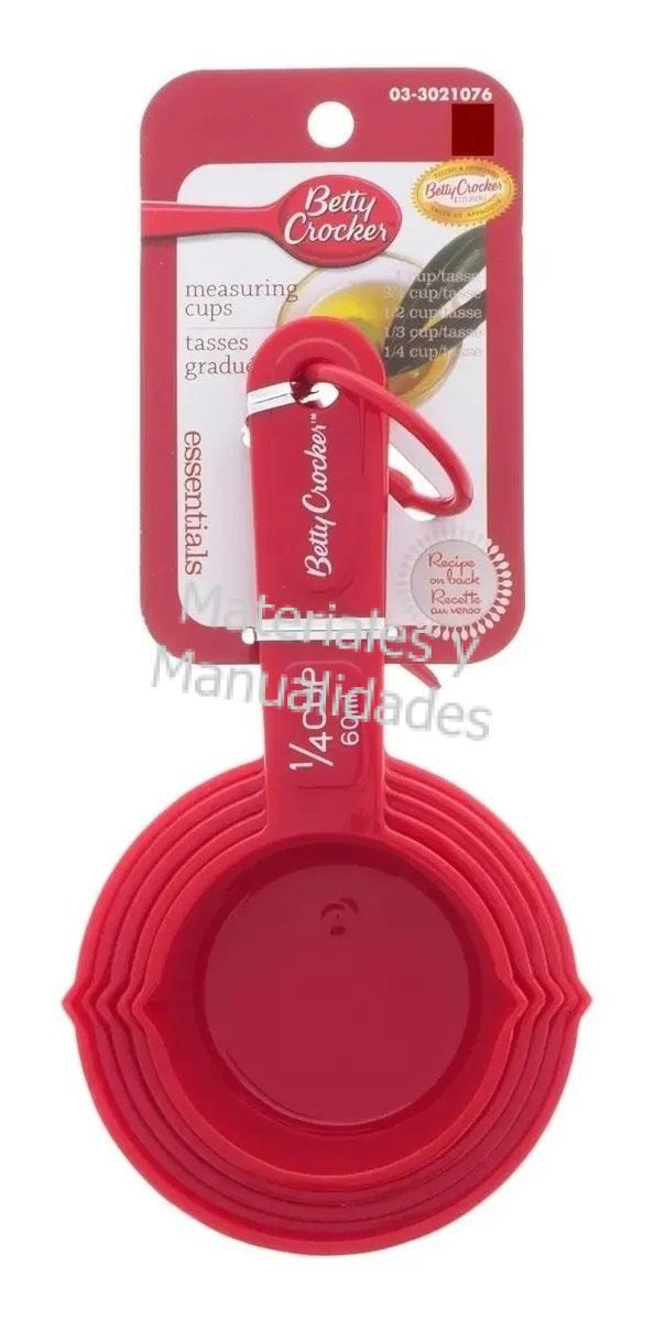 SET 5 TAZAS DOSIFICADORAS CUCHARAS MEDIDORAS HERRAMIENTAS PARA COCINA Y
