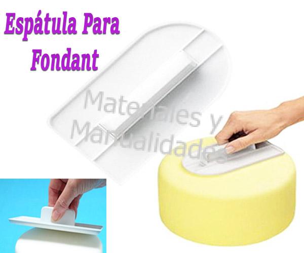 Espátula alisadora de fondant o llana 