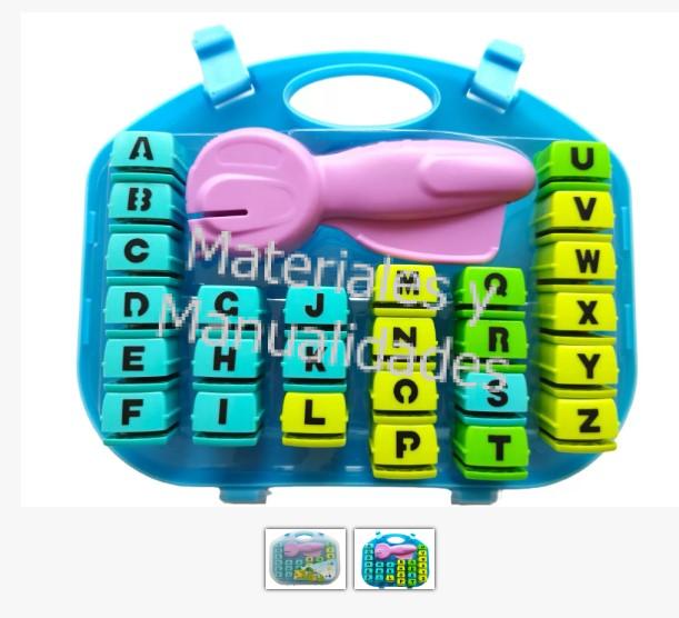 Troquel de Abecedario para foamy, goma eva, manualidades