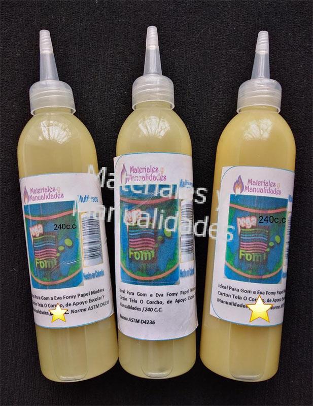 Adhesivo Para Foami doble contacto barniz o cola para Goma Eva