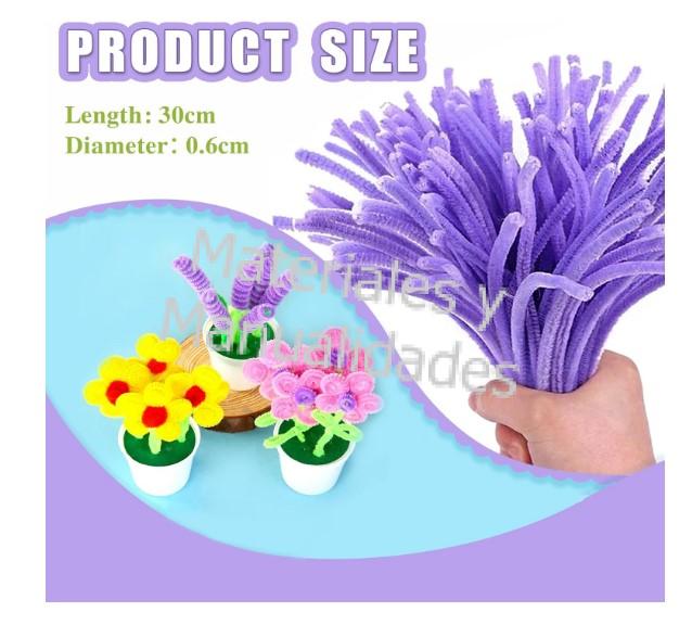 Limpiapipas para flores y manualidades