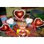 Molde para Foami Corazón x4 para termoformado pastillaje fondant 2