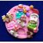 Molde Silicona navidad barquillo helados ice cream para llavero 2