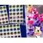 35 Ojos adhesivos sticker de 1cm redondos con corazón para muñec 4