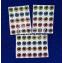 35 Ojos adhesivos sticker de 1cm redondos con corazón para muñec 5