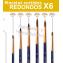 Set pinceles redondos delineador surtidos Para pintura pasta frí 5