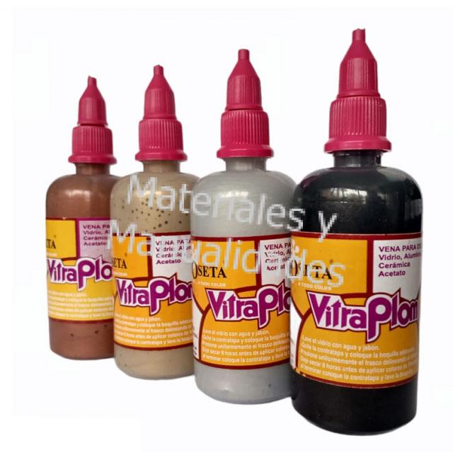 VitraPlom para aplicar sobre vidrio, acetato, acrilico, aluminio o cerámica 