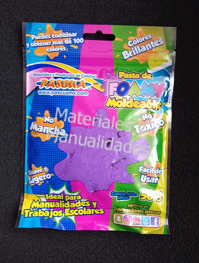 PASTA DE FOAMY MOLDEABLE PARA MANUALIDADES GOMA EVA, MATERIALES PARA