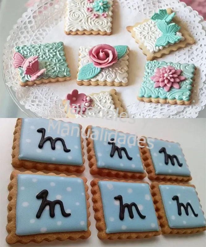 Molde cuadrado repostería tortas pastel galletas cortadores cuadrado cuadros