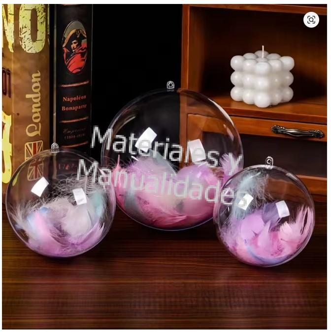 burbujas plasticas Esferas acrilicas rellenables para decorar fiestas