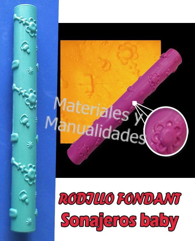 rodillo texturas baby shower sonajero maracas cgupete